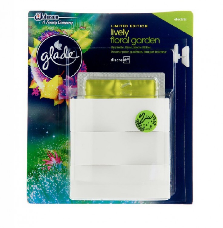 Glade Discreet el.strojek 8g Floral | Čistící, dezinf.prostř., dezodoranty - Osvěžovač vzduchu - Elektrické osvěžovače Glade Discreet el.strojek 8g Floral | Čistící, dezinf.prostř., dezodoranty - Osvěžovač vzduchu - Elektrické osvěžovače